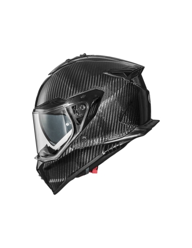 Casco integral de carbono para moto Premier Streetfighter Negro