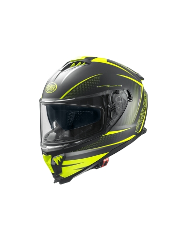 Casco Moto Integral PREMIER Typhoon FR Y9 BM Amarillo Negro