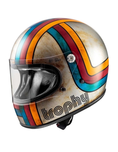 Premier TROPHY PLATIN ED. EX 77 BM Silber matt Integral-Touren-Motorradhelm