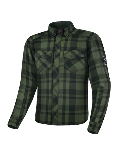 Camiseta de moto Shima Renegade 2.0 Verde de manga larga para turismo