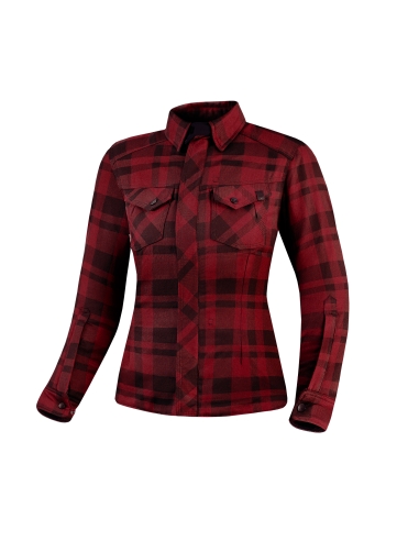 SHIMA Renegade 2.0 Red Ladies Long Sleeve Motorbike Shirt