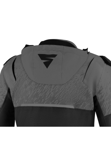 SHIMA HOOD DRIFT GREY DIRT BIKE JACKET