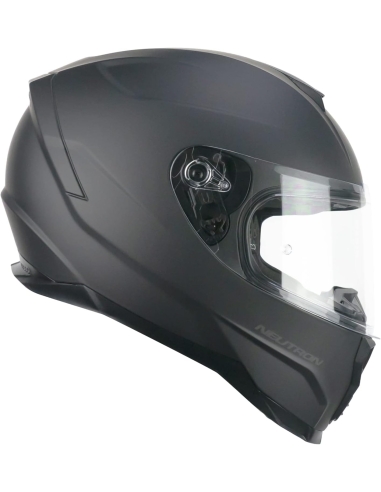 CGM 320A NEUTRON MONO Matt Black Full Face Racing Motorcycle Helmet