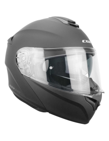 CGM 568S BER grafite nero opaco Casco da moto integrale modulare