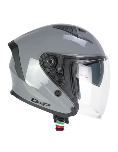 127A DEEP MONO Jet Casco de Motociclismo Gris