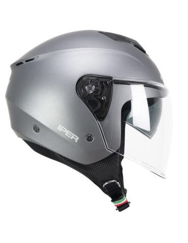 CGM 126A IPER MONO Casco Jet Antracita Satinado