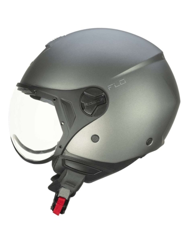 Casco Jet CGM 167A MONO Visiera Lunga Street Wear Jet Jet Antracite Satinato Ece 22.06