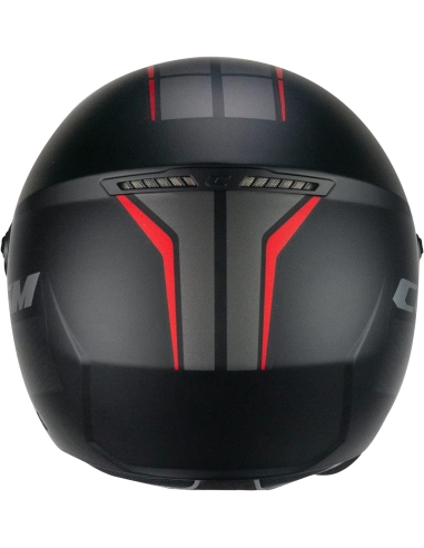 Casco per scooter da equitazione urbano CGM 1SHE ZEN BASIC Open Face nero  opaco