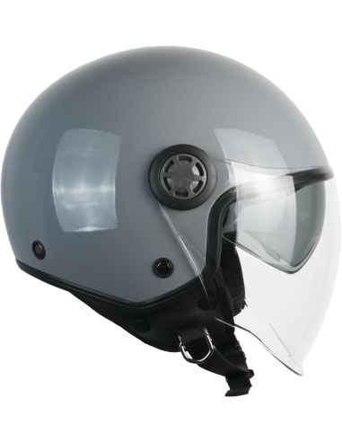 Casco per scooter da equitazione urbano CGM 1SHA ZEN MONO Open Face Grigio