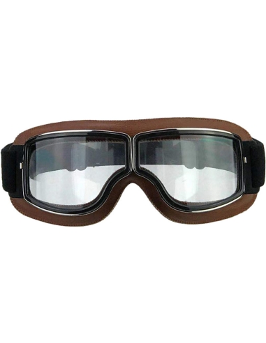 CGM 705V California Brown Transparent motorbike helmet goggles Lens