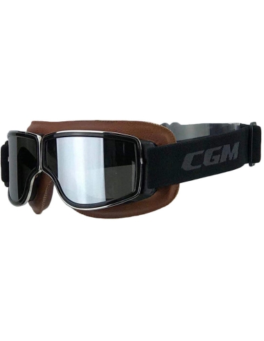 CGM 705V California Brown 75% Smoked motorbike helmet goggles