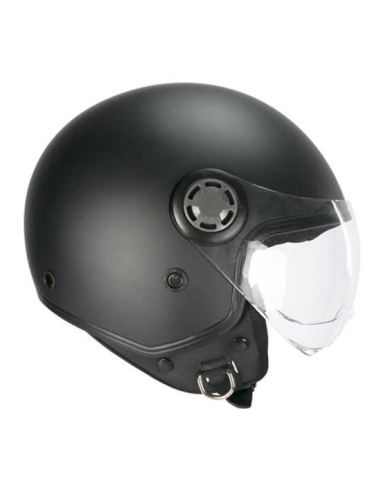 CGM 1SHE ZEN BASIC Casco Jet Urbano para Patinete Negro Mate