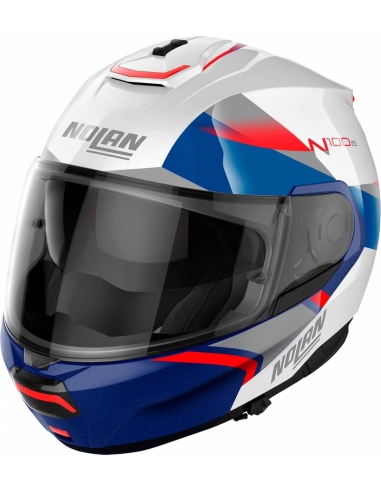 Nolan N100-6 Paloma N com metal Cayman bleu casque de moto modulaire à rabat avant