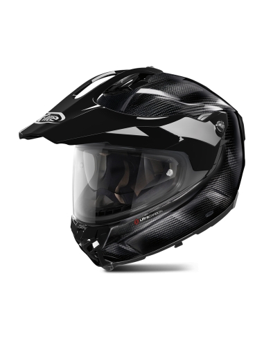 Casco moto da corsa avventura Nolan X-552 Ultra Carbon nero lucido