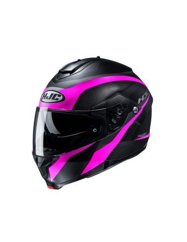 HJC C91 Taly MC8SF Pink Flip up Motorbike Helmet