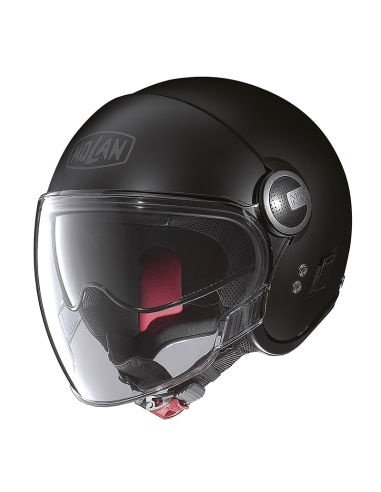 Nolan N21 Visor 06 Matt Black Klassischer Roller-Motorradhelm mit offenem Gesicht