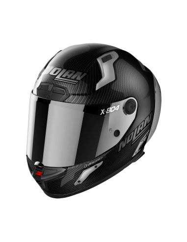 Nolan X-804 RS Silber EDITI 004 Integral-Motorrad-Rennhelm Silber