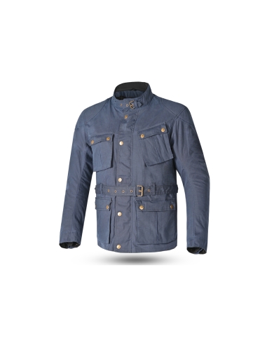 BELA - Veste Chaqueta Textil Tectical Wax Coton bleu Marine