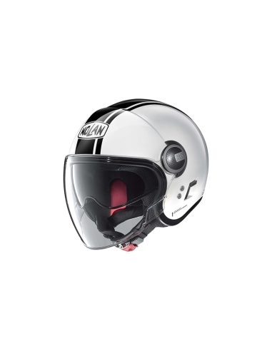 Casco Jet Nolan N21 VISOR 06 DOLCE VITA 094 Urban Scooter blanco negro