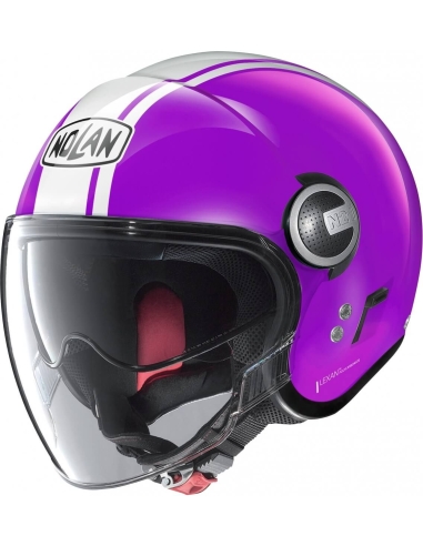 Nolan N21 VISOR 06 DOLCE VITA 121 Casque Urbain Scooter Ouvert Améthyste Violet