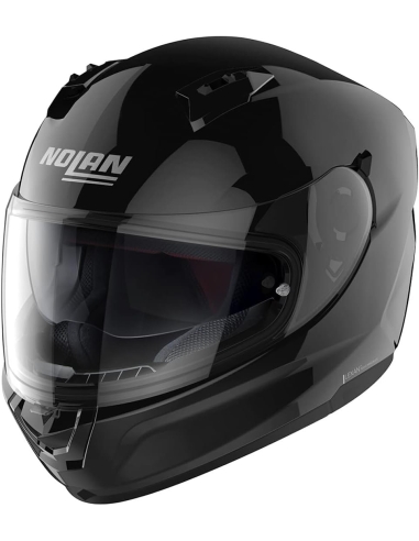 Nolan N60-6 Classic 003 Casco Integral de Moto Racing Negro Brillante