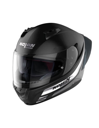 Nolan N60-6 Sport Outset 020 Casque de course moto intégral noir mat