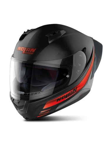 Nolan N60-6 Sport Outset 021 capacete integral para motociclismo preto vermelho