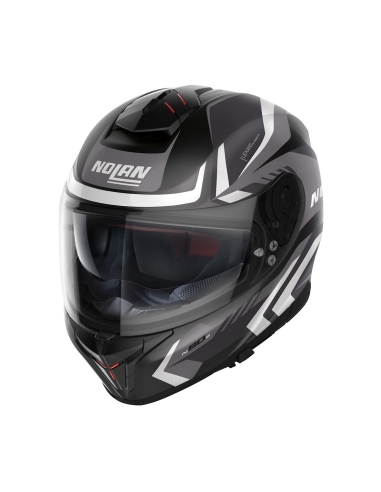 Nolan N80-8 RUMBLE N-COM 058 capacete integral para motociclismo preto liso