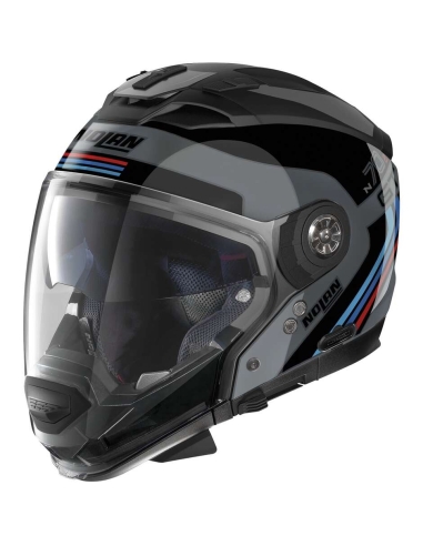 Nolan N70-2 GT 06 Jetpack glänzend schwarz blau rot Crossover Motorradhelm