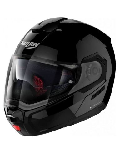 Nolan N90-3 06 Classic N-Com 003 Motorbike Touring Modular Flip-Up Helmet Glossy Black