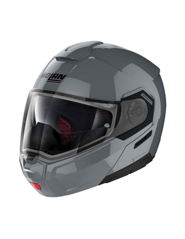 Nolan N90-3 06 Classic N-Com 008 Casco Modular Abatible de Moto Touring Gris Pizarra