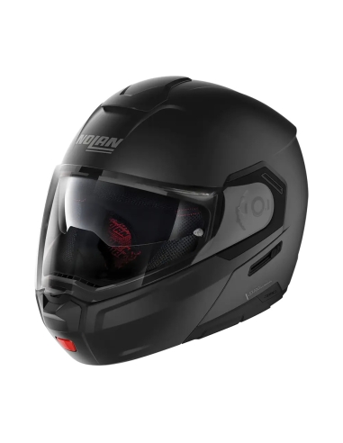 Nolan N90-3 06 Classic N-Com 010 Casco Modular Abatible de Moto Touring Negro Plano