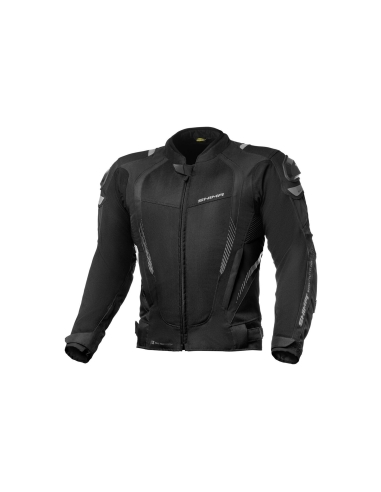 CHAQUETA TEXTIL DE MOTO SHIMA MESH PRO NEGRO