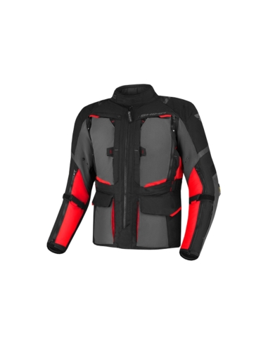 SHIMA hero 2.0 veste de moto Adventure Touring en textile rouge pour homme