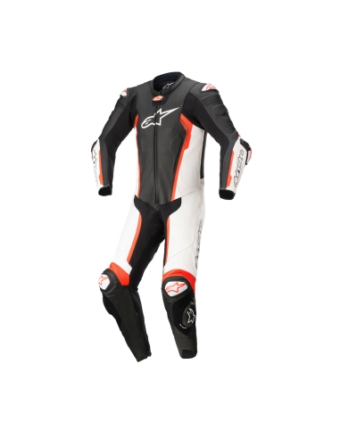 ALPINESTAR - MONO PIEL MISSILE V2 1 PC NEG/BLA/ROJO FL