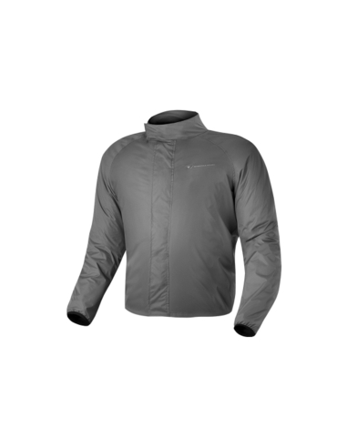 SHIMA RAINSHELL MEN GREY RACING MOTORCYCLE JACKET