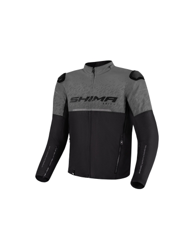 Chaqueta de verano textil para moto Shima Drift Urban Negro/Gris