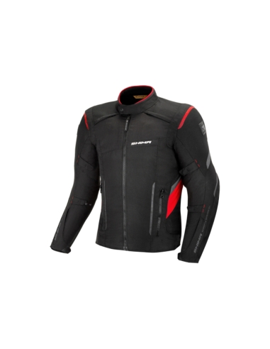 SHIMA Rush Waterproof Textile Motorcycle Jacket Red