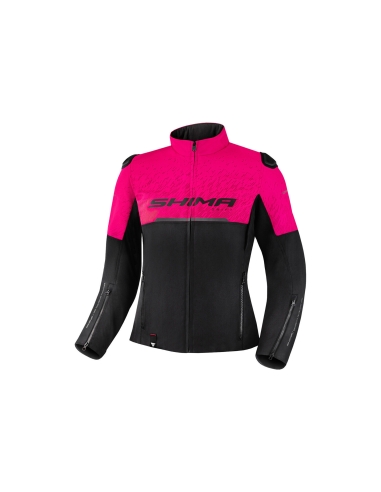 SHIMA Drift Lady Urban Motorcycle Textile Summer Jacket Black/Pink