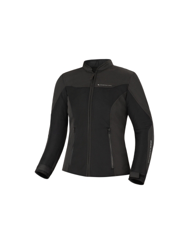 CHAQUETA DE MOTO SHIMA OPENAIR MUJER NEGRO