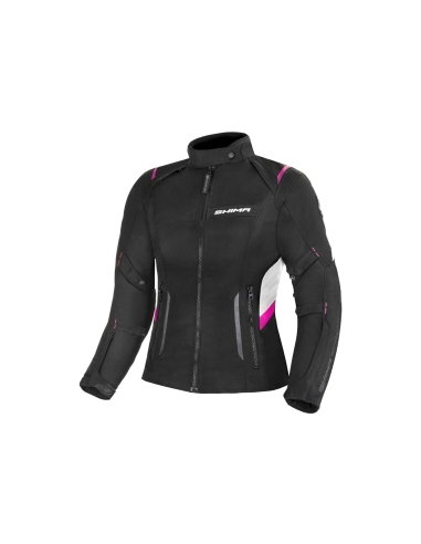 SHIMA Rush Waterproof Ladies Motorcycle Textile Jacket Pink