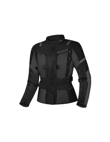 Chaqueta de moto SHIMA hero 2.0 lady negro textil Adventure Touring