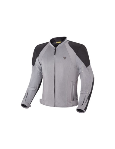 Chaqueta de moto touring de verano Shima jet mesh gris