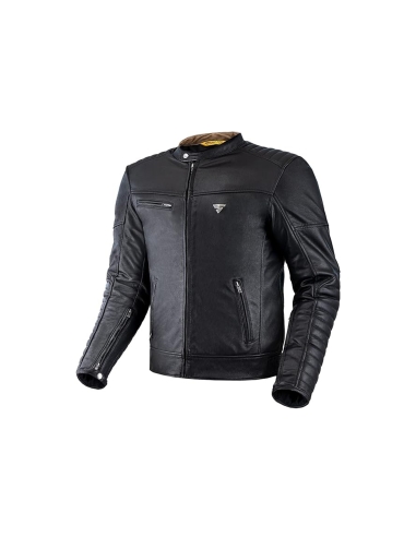 CHAQUETA DE MOTO SHIMA WINCHESTER 2.0 NEGRA VINTAGE TOURING