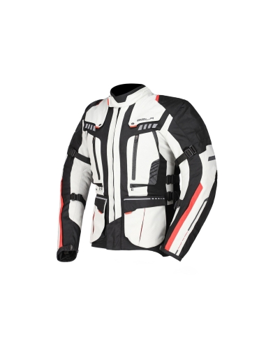 Bela Hailstorm Motorradjacke Eis/Schwarz