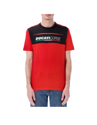 DUCATI CORSE MAN T-SHIRT ROJO