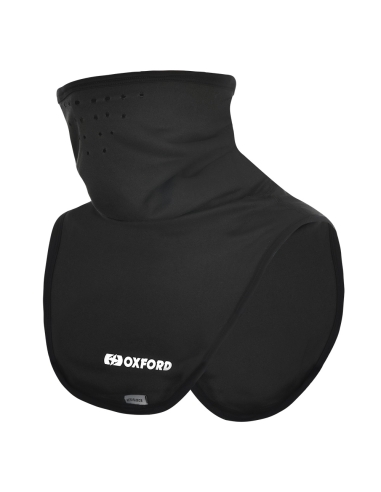 Tubo de cuello de moto Oxford Deluxe Micro polar negro