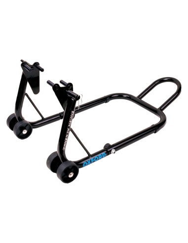 Suporte para bicicleta Paddock frontal preto Oxford com rodas