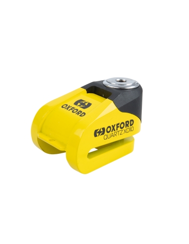 Oxford Motorcycle Quartz XD10 Disc Lock Yellow/Black