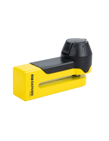 Blocca disco Oxford per moto Titan 10mm con perno giallo incl. Custodia